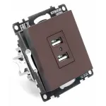 Розетка USB без рамки Stekker Катрин 49027