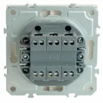 Выключатель двухклавишный без рамки Stekker RSW10-5107-01 49869