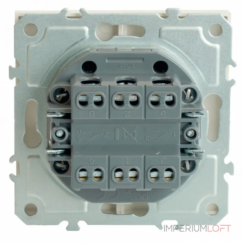 Выключатель двухклавишный без рамки Stekker RSW10-5107-01 49869 Выключатель двухклавишный без рамки Stekker RSW10-5107-01 49869