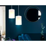 Подвесной светильник TR3680 GD/CL/FR золото/прозрачный/белый матовый E14 max 40W D110*950 от NovaLamp