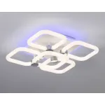 Светильник светодиодный потолочный FA3861/4+1 WH белый 70W 3000K-6400K+RGB 400*400*115 (ПДУ РАДИО 2.4G) от NovaLamp