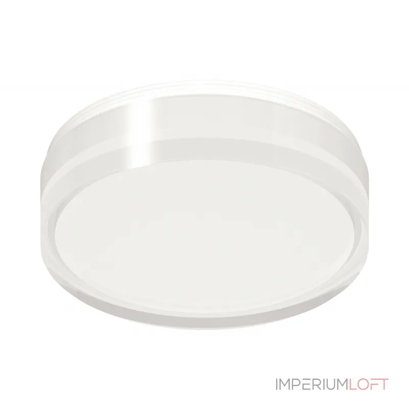 Насадка передняя Ø85мм N8399 FR/CL белый матовый/прозрачный D85*H24mm Out20mm GX53 от NovaLamp