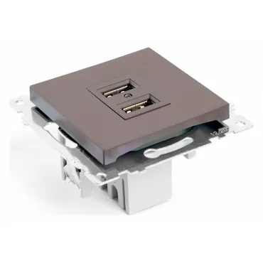 Розетка USB без рамки Stekker Катрин 49027 от ImperiumLoft
