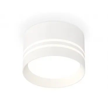 Комплект накладного светильника с акрилом XS8101021 SWH/FR белый песок/белый матовый GX53 (C8101, N8477)
