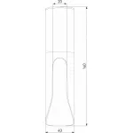 Накладной светильник Elektrostandard Apex 25113/LED 7W 4000K белый