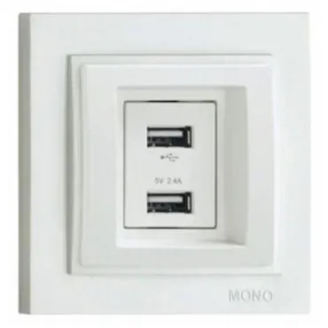 Розетка USB Mono Electric Despina 102-170005-178 Розетка USB Mono Electric Despina 102-170005-178