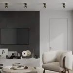 Светильник накладной светодиодный IP20 LED 10W/3W 3000K 1090Лм 170-265V ARISTO 359338 OVER NT24 000 Черный от ImperiumLoft