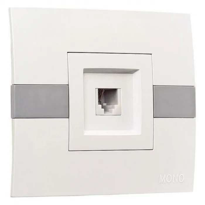 Розетка телефонная RJ-11 Mono Electric Eсо 101-010104-124 от ImperiumLoft