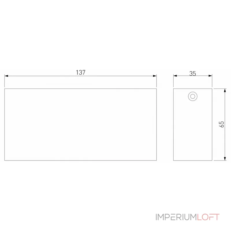 Накладной светильник Elektrostandard Block a066992