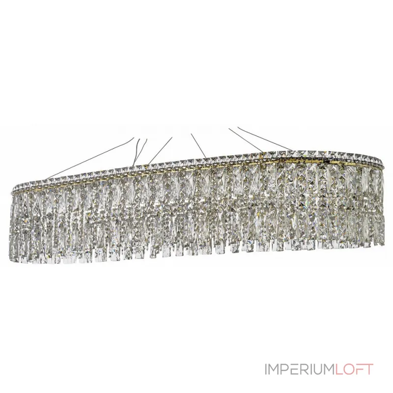 Подвесная люстра Arti Lampadari Ovindoli Nickel Ovindoli L 1.5.120x40.100 G от ImperiumLoft