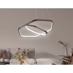 Подвесной светодиодный светильник FL361/2 CF кофе 48W 4200K D400/600*1200 (без ПДУ) от NovaLamp