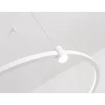 Светильник подвесной светодиодный FL5521/2+6 WH белый 45W 3000K/4200K/6400K D600/400*1300 (без ПДУ) от NovaLamp