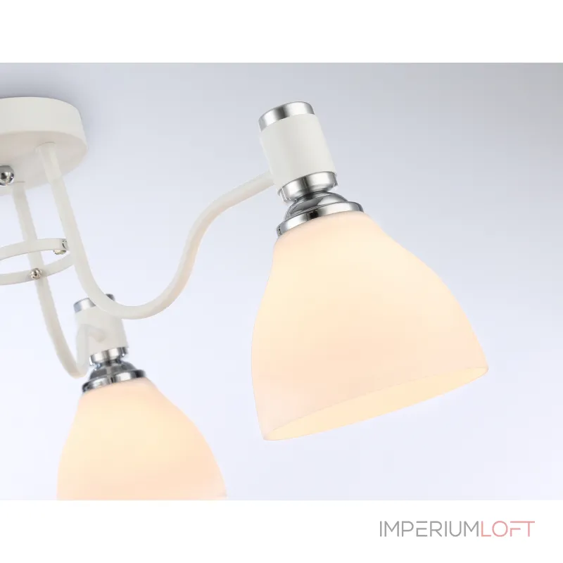 Светильник потолочный TR303302/3 WH/CH/FR белый/хром/белый матовый E27*3 max 60W D600*270 от NovaLamp Светильник потолочный TR303302/3 WH/CH/FR белый/хром/белый матовый E27*3 max 60W D600*270 от NovaLamp