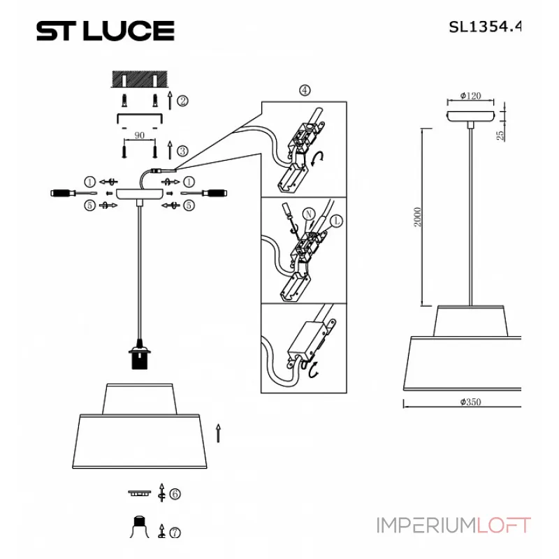 Подвесной светильник ST-Luce Jackie SL1354.433.01