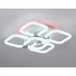 Светильник светодиодный потолочный FA3861/4+1 WH белый 70W 3000K-6400K+RGB 400*400*115 (ПДУ РАДИО 2.4G) от NovaLamp