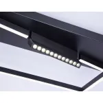 Потолочный светодиодный светильник FL51466/1+1 BK черный 85W 3000K-6400K+4200K 600*600*110 (ПДУ РАДИО 2.4G) от NovaLamp