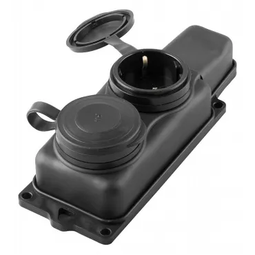 Розетка с заземлением с крышкой Stekker Одри 32738 Розетка с заземлением с крышкой Stekker Одри 32738