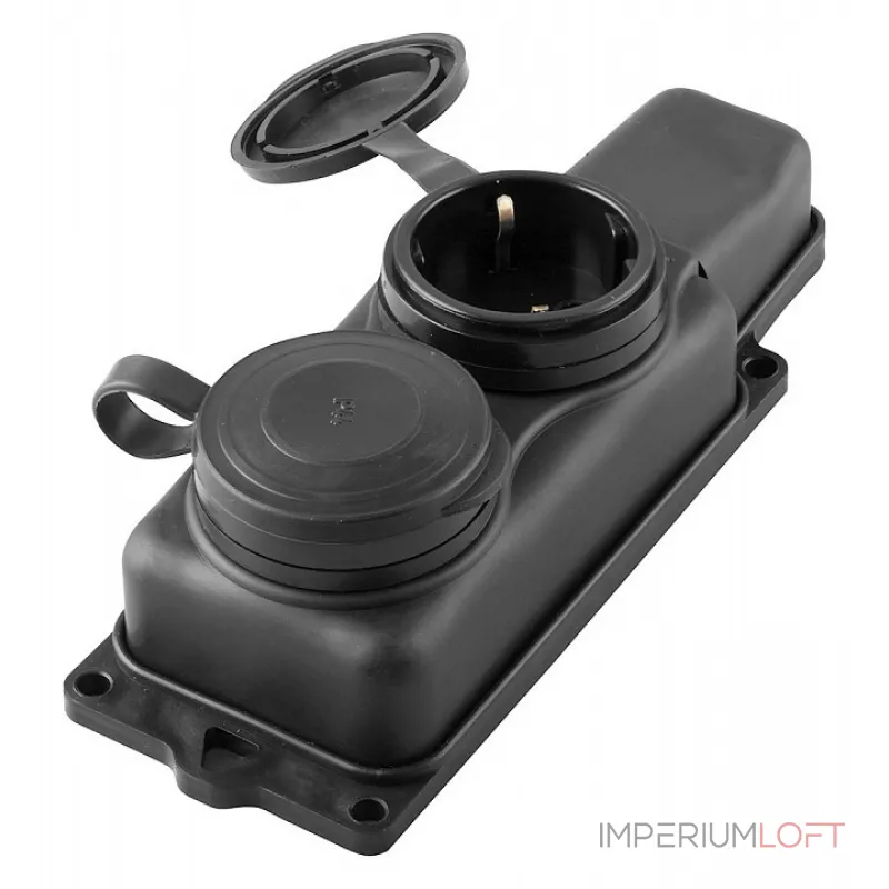 Розетка с заземлением с крышкой Stekker Одри 32738 Розетка с заземлением с крышкой Stekker Одри 32738