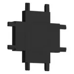 Соединитель X, образный для треков накладных Aployt Magnetic track 48 APL.0181.00.06