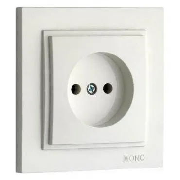 Розетка без заземления Mono Electric Despina 102-010022-116