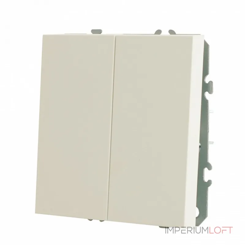 Выключатель двухклавишный без рамки Stekker RSW10-5107-01 49869 Выключатель двухклавишный без рамки Stekker RSW10-5107-01 49869