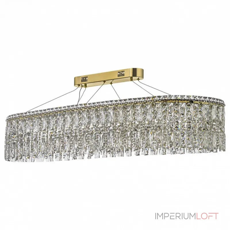 Подвесная люстра Arti Lampadari Ovindoli Nickel Ovindoli L 1.5.120x40.100 G от ImperiumLoft