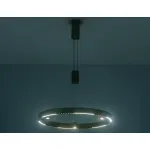 Светильник подвесной светодиодный FL5846/1+3 GD золото 40W 3000K/4200K/6400K D600*1200 (без ПДУ) от NovaLamp