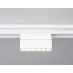 Светильник светодиодный поворотный для шинопровода Magnetic GL4038 WH белый IP20 6W 4200K 48V 24° 115*22*105 от NovaLamp