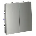 Выключатель двухклавишный без рамки Voltum S70 VLS020105 от ImperiumLoft