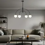 Люстра на штанге Eurosvet Cenacolo 30179/4 черный от ImperiumLoft