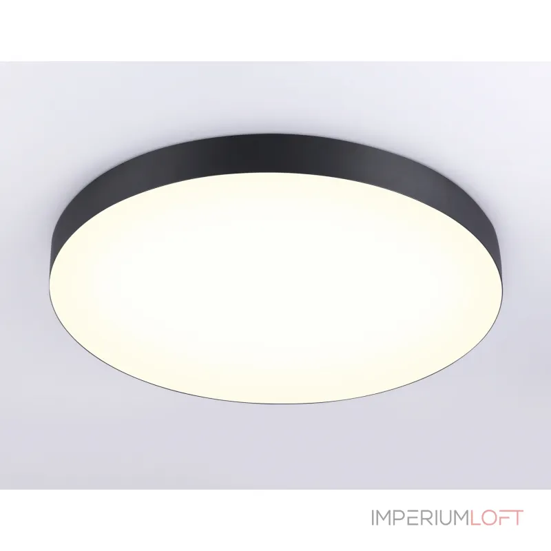 Светильник светодиодный потолочный FV5537 BK черный LED 90W 3000K D600*58 (Без ПДУ) от Ambrella