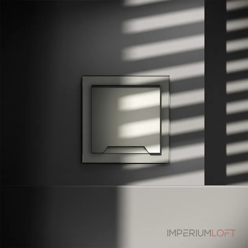 Розетка с заземлением и со шторкой без рамки с крышкой Voltum S70 VLS040305 от ImperiumLoft