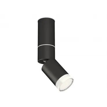 Комплект накладного поворотного светильника с акрилом XM6313105 SBK/FR/CL черный песок/белый матовый/прозрачный MR16 GU5.3 (C6323, A2060, A2221, C6313, N6241)