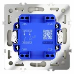 Выключатель двухклавишный без рамки Voltum S70 VLS020105 от ImperiumLoft