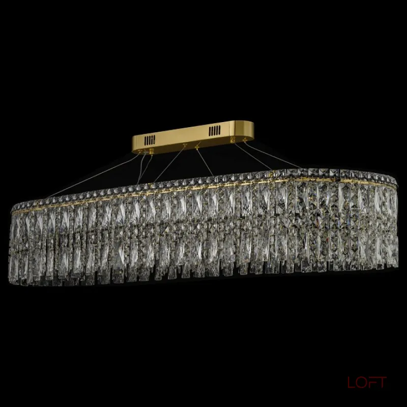 Подвесная люстра Arti Lampadari Ovindoli Nickel Ovindoli L 1.5.120x40.100 G от ImperiumLoft
