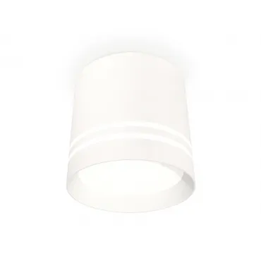 Комплект накладного светильника с акрилом XS8110007 SWH/FR белый песок/белый матовый GX53 (C8110, N8477)