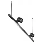 Светильник подвесной диммируемый (сенсер) IP20 LED 14W+14W 4000K 220-240V FERMO 359309 OVER NT24 000 Черный от ImperiumLoft
