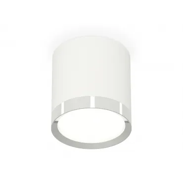 Комплект накладного светильника XS8141003 SWH/PSL белый песок/серебро полированное GX53 (C8141, N8118)