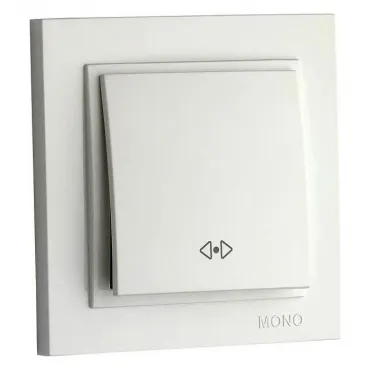 Выключатель перекрестный одноклавишный Mono Electric Despina 102-252525-112