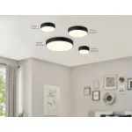 Светильник светодиодный потолочный FV5517 BK черный LED 18W 3000K D160*58 (Без ПДУ) от NovaLamp