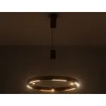 Светильник подвесной светодиодный FL5846/1+3 GD золото 40W 3000K/4200K/6400K D600*1200 (без ПДУ) от NovaLamp