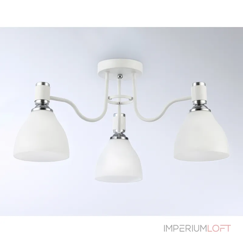 Светильник потолочный TR303302/3 WH/CH/FR белый/хром/белый матовый E27*3 max 60W D600*270 от NovaLamp Светильник потолочный TR303302/3 WH/CH/FR белый/хром/белый матовый E27*3 max 60W D600*270 от NovaLamp