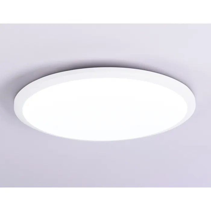 Потолочный светодиодный светильник FZ1232 WH белый IP44 48W 6400К D450*55 (Без ПДУ) от NovaLamp