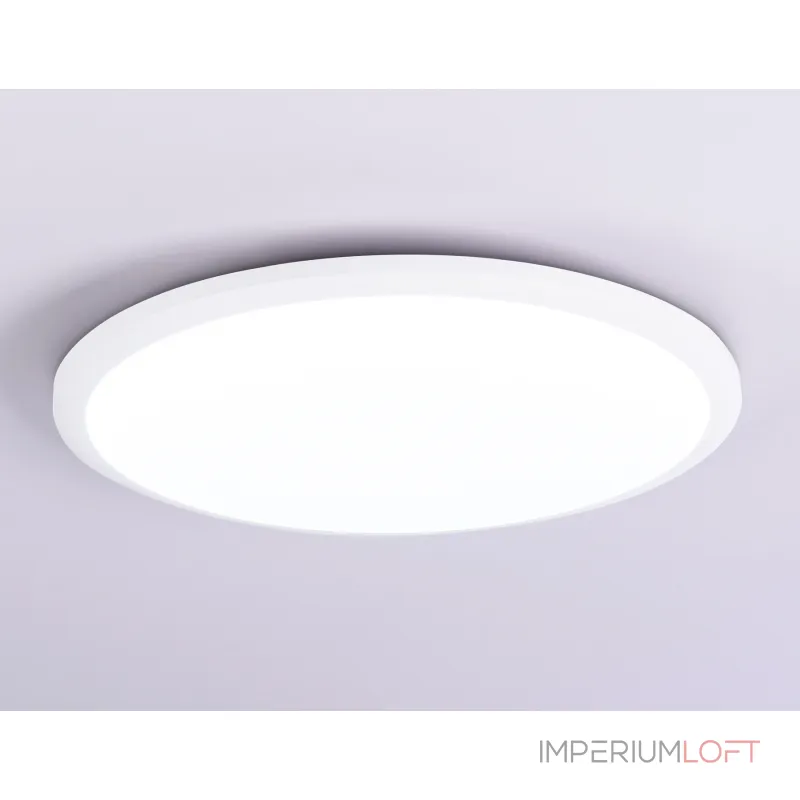 Потолочный светодиодный светильник FZ1232 WH белый IP44 48W 6400К D450*55 (Без ПДУ) от NovaLamp