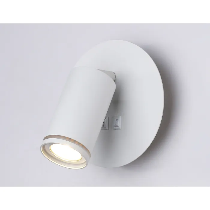 Светильник светодиодный настенный с выключателем FW2462 WH белый LED 4200K 7W D145*150 от NovaLamp