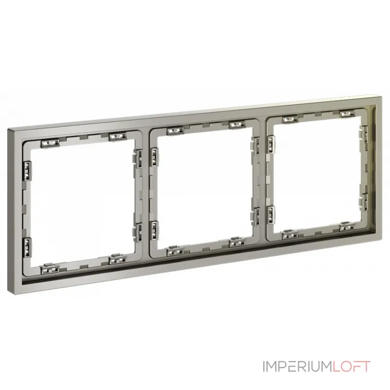 Рамка на 3 поста Voltum S70 VLS100304 от ImperiumLoft Рамка на 3 поста Voltum S70 VLS100304 от ImperiumLoft