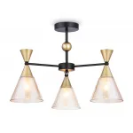 Подвесной светильник TR3169/3 BK/GD черный/золото E27/3 max 60W D580*380 от NovaLamp