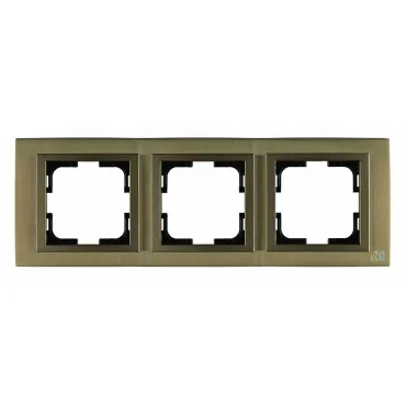 Рамка на 3 поста Mono Electric Chrome 106-430000-162