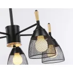 Подвесная люстра TR8015/5 BK черный E27*5 max 40W D600*385 от NovaLamp