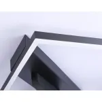 Потолочный светодиодный светильник FL51466/1+1 BK черный 85W 3000K-6400K+4200K 600*600*110 (ПДУ РАДИО 2.4G) от NovaLamp
